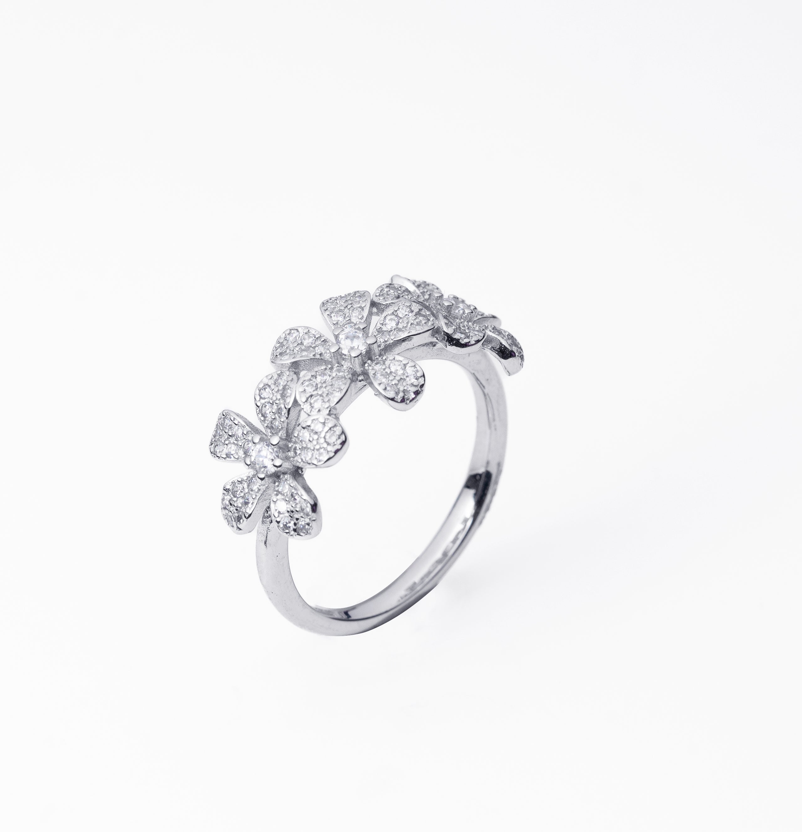 Triple Flower Ring