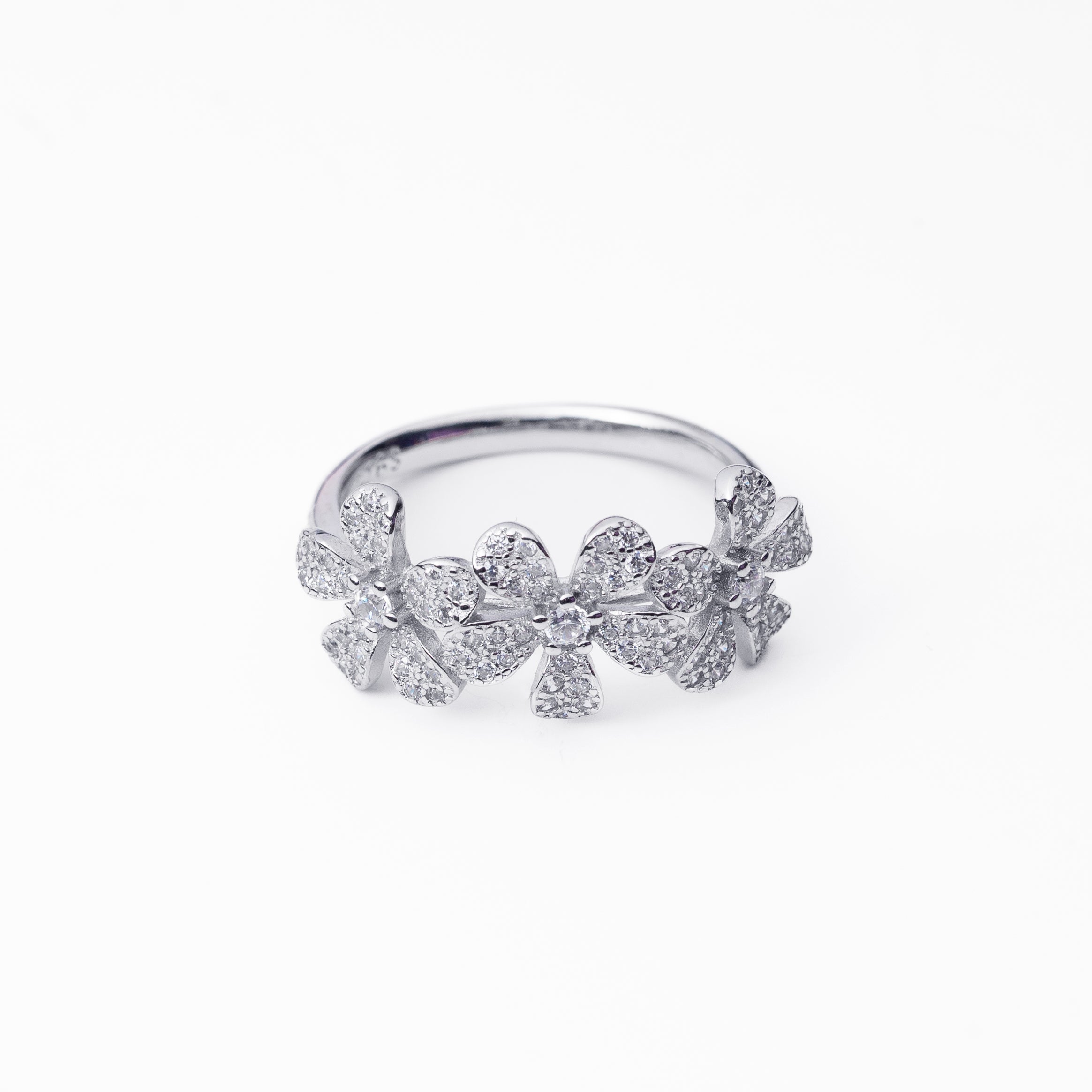 Triple Flower Ring